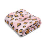 Pink Leopard Arctic Fleece Blanket