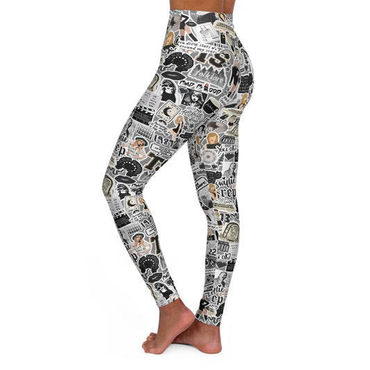 Black Swiftie High Waisted TEEN/ADULT Leggings