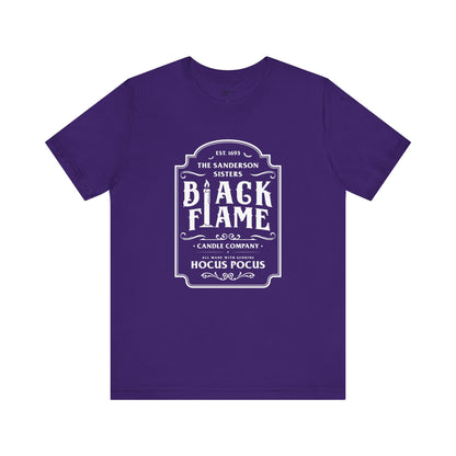 Black Flame Halloween T-Shirt OR Sweatshirt