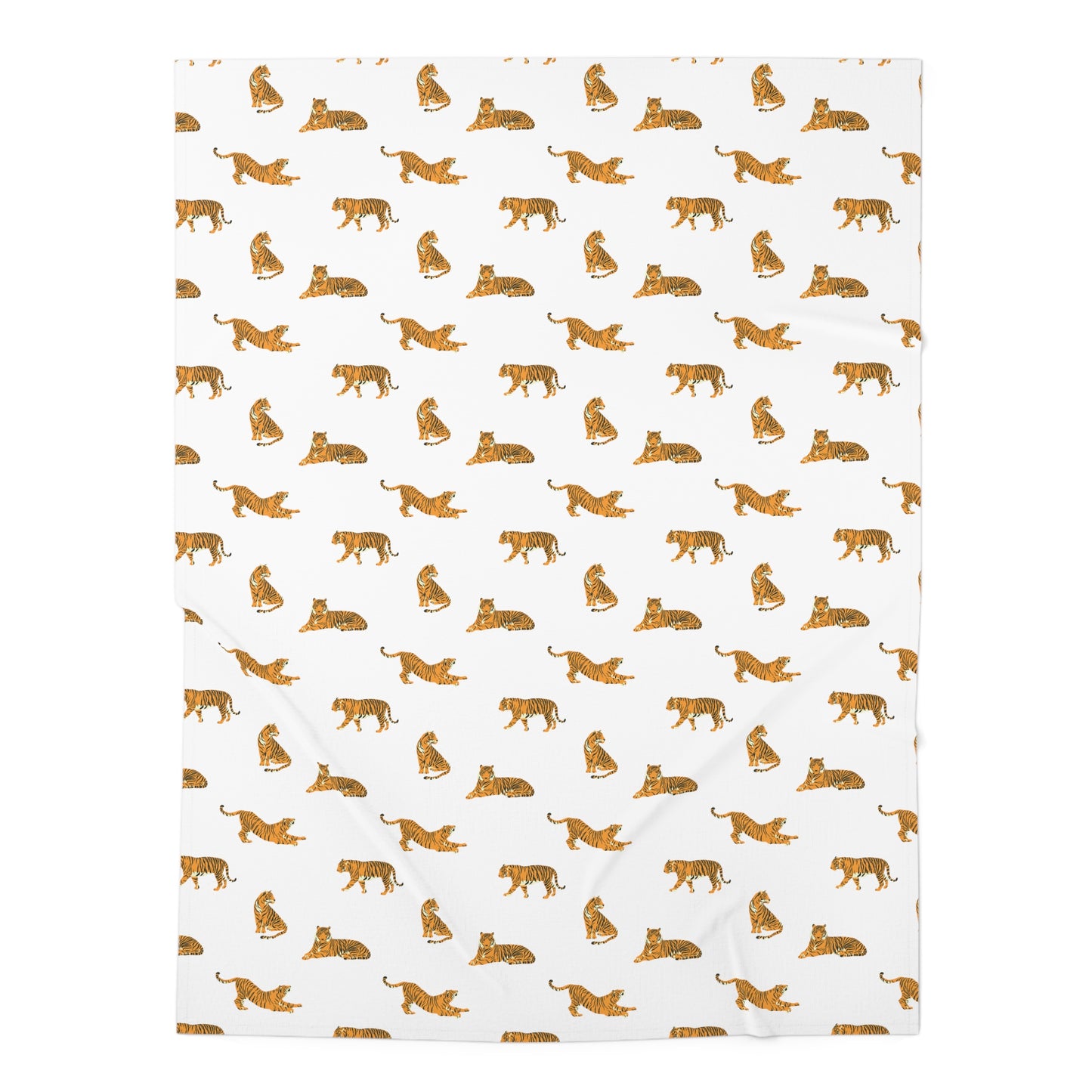 All Over Tiger Baby Swaddle Blanket