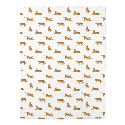 All Over Tiger Baby Swaddle Blanket