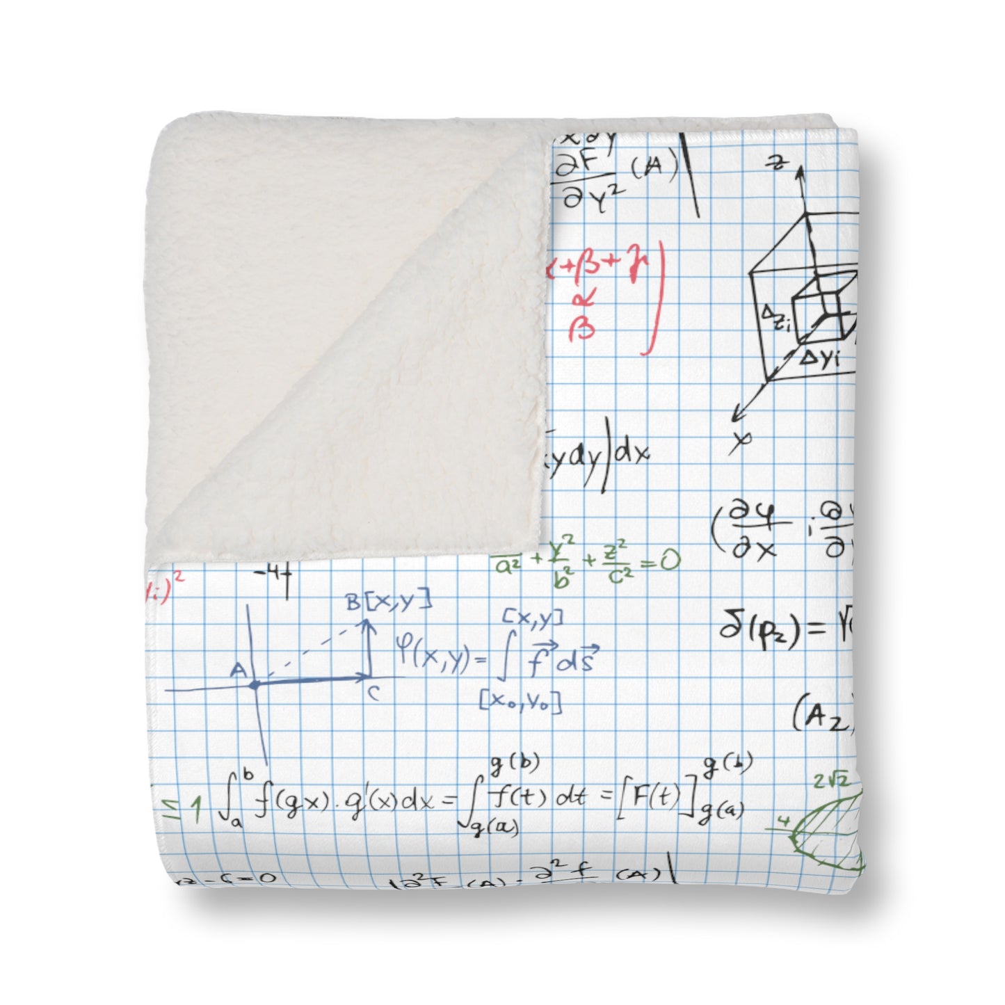 Math Teacher Gift Sherpa Blanket