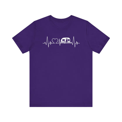 Camping Heartbeat T-Shirt