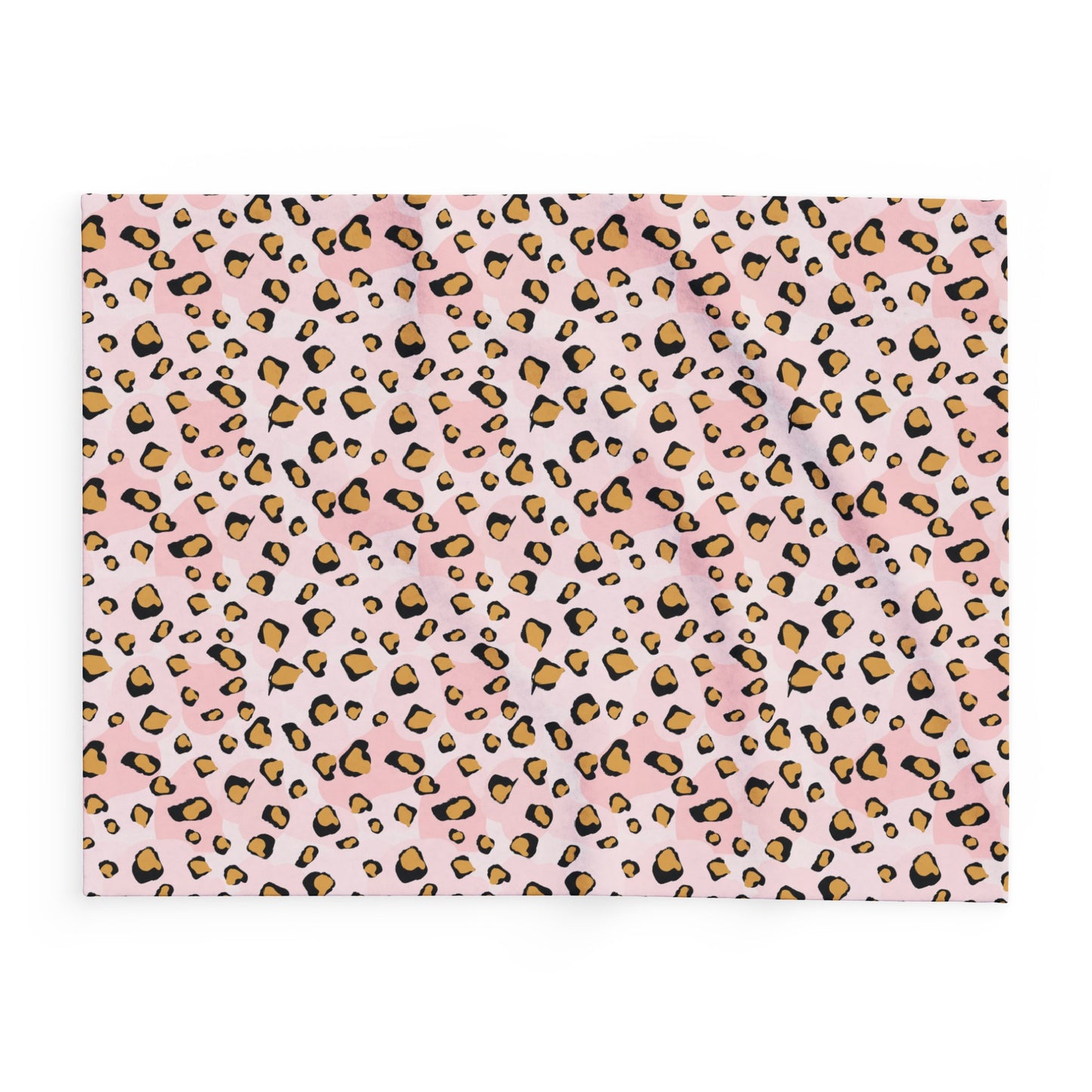 Pink Leopard Arctic Fleece Blanket