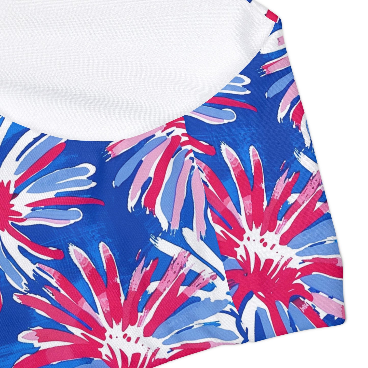 Preppy 4th of July Fireworks Girls Two Piece Swimsuit