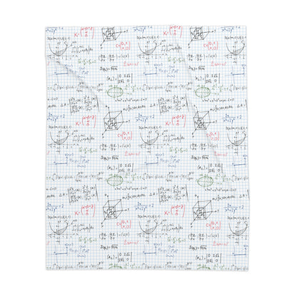 Math Teacher Gift Sherpa Blanket