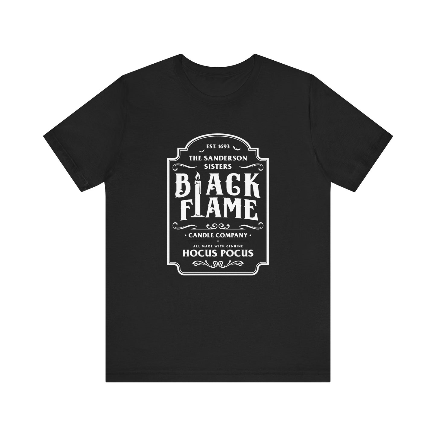 Black Flame Halloween T-Shirt OR Sweatshirt