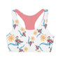 Flamingo Collection 4 Girls Sports Bra, Summer Style, Sun and Water