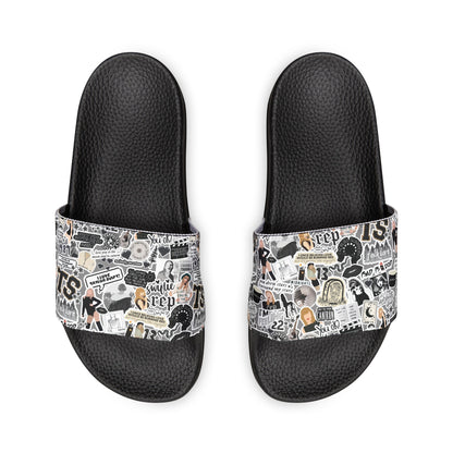 Youth Swiftie Black Strap Sandals