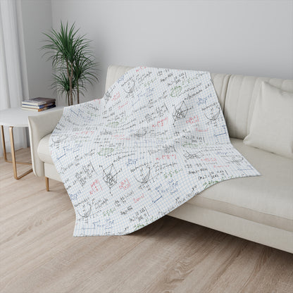 Math Teacher Gift Sherpa Blanket