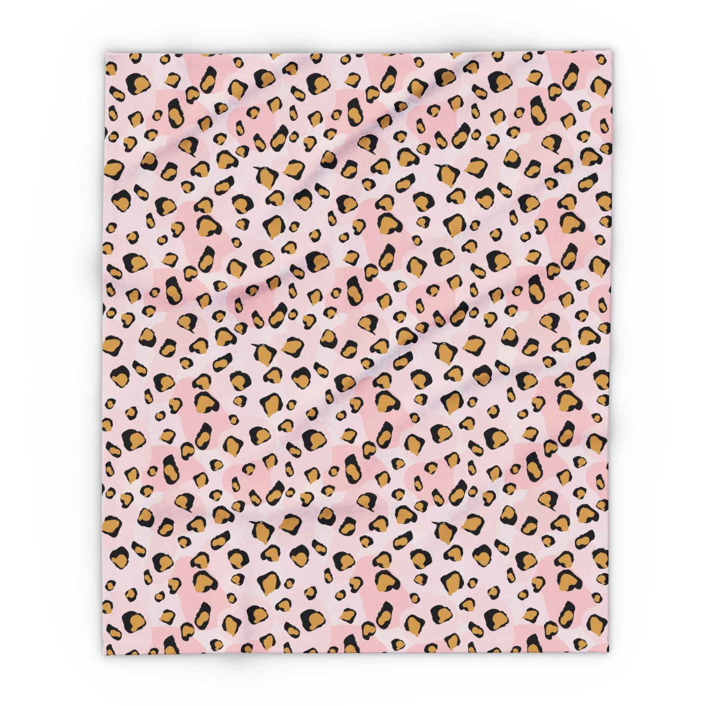 Pink Leopard Arctic Fleece Blanket