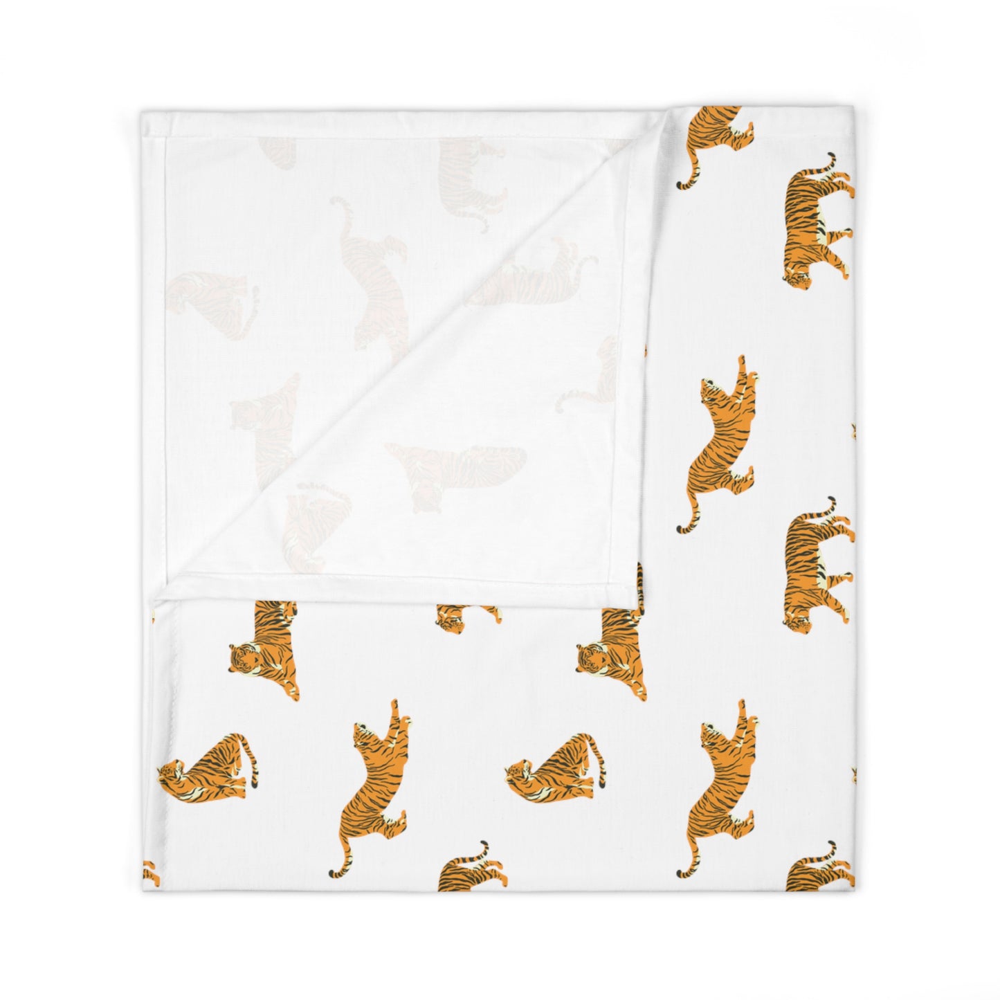 All Over Tiger Baby Swaddle Blanket