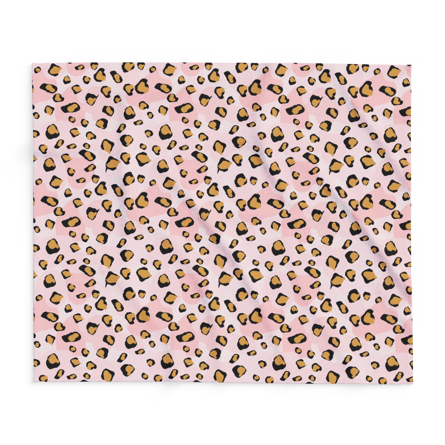 Pink Leopard Arctic Fleece Blanket