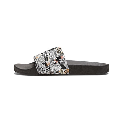 Youth Swiftie Black Strap Sandals