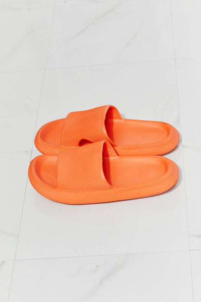 MMShoes Arms Around Me Open Toe Slide in Orange