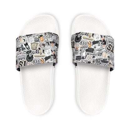 Youth Swiftie Black Strap Sandals