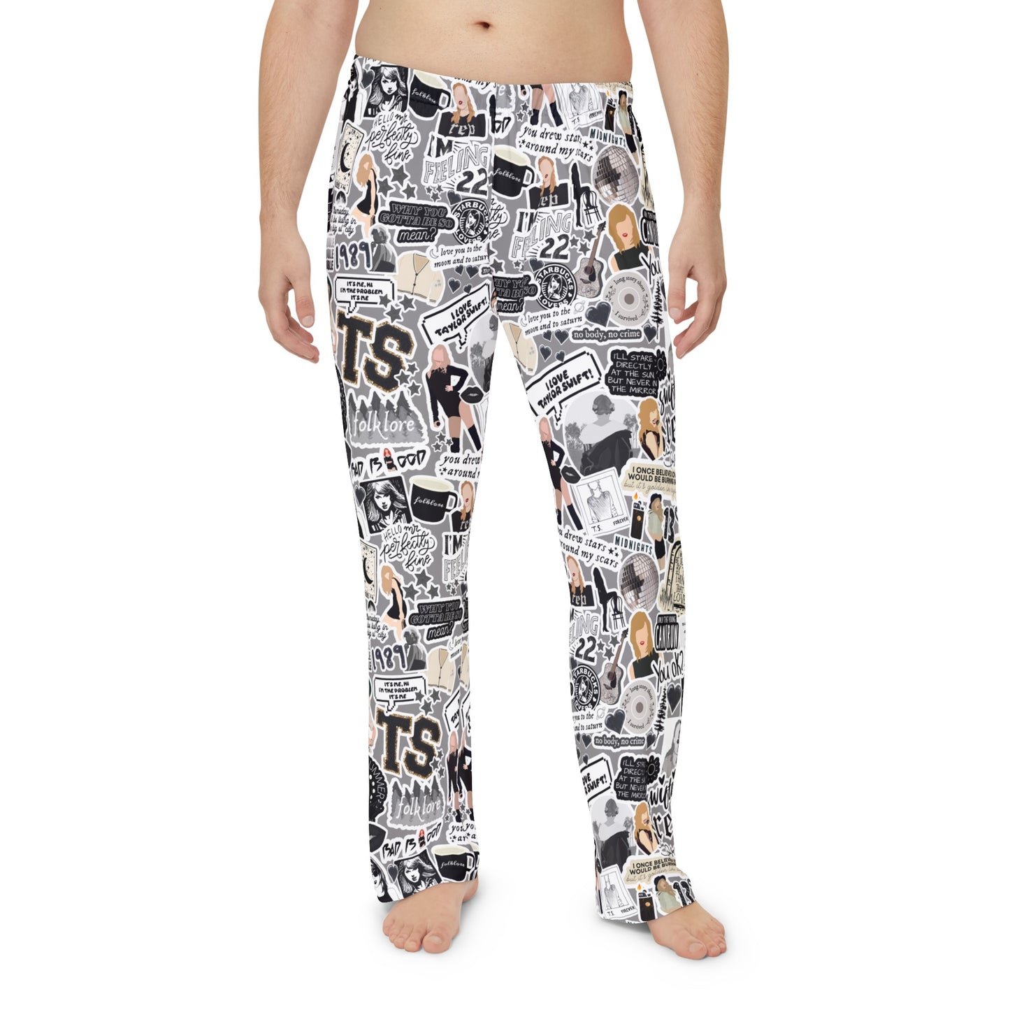 Swiftie Teen/Women Black Pajama Pants