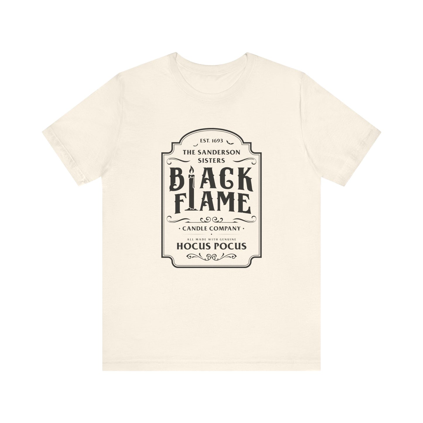 Black Flame Halloween T-Shirt OR Sweatshirt