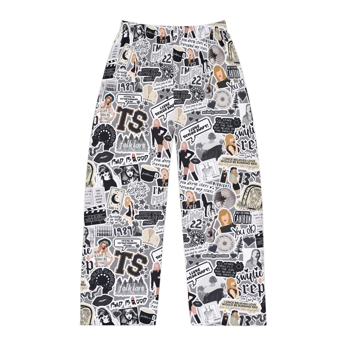 Swiftie Teen/Women Black Pajama Pants