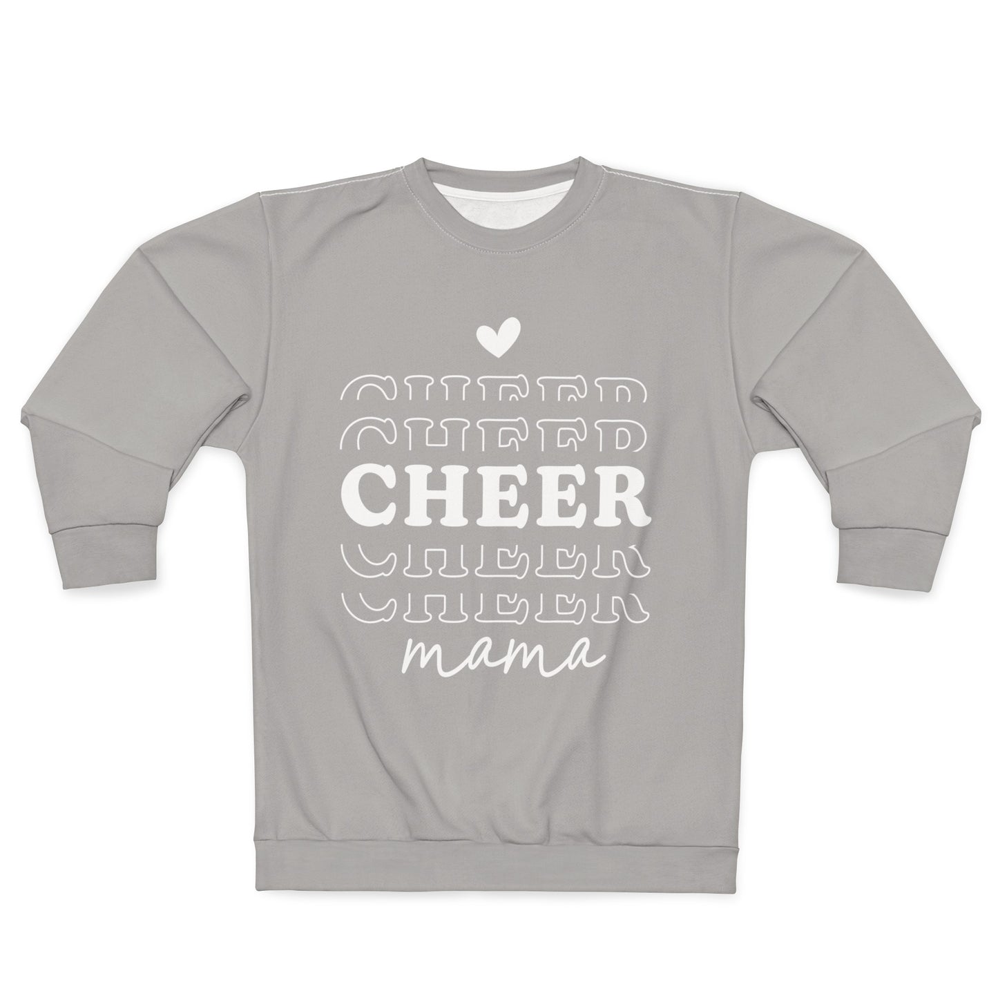 Grey Cheer Mama Repeating Pattern Sweatshirt