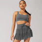 High Waist Dress Lace-up Sports Skirt Womens Clothing