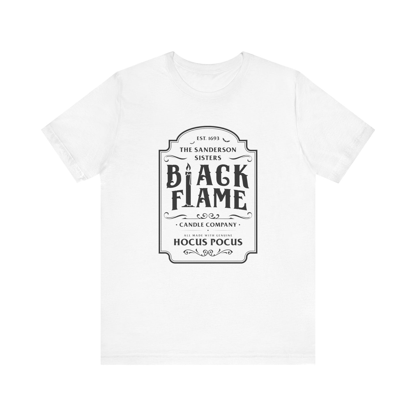 Black Flame Halloween T-Shirt OR Sweatshirt