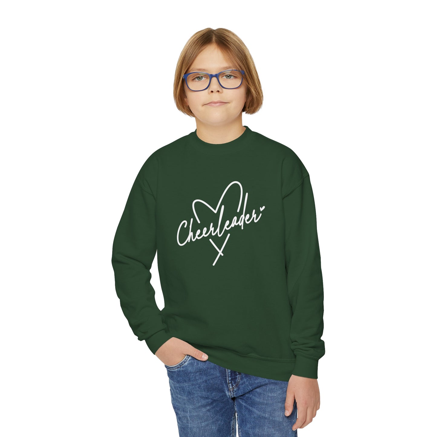 Cheerleader Heart Sweatshirt