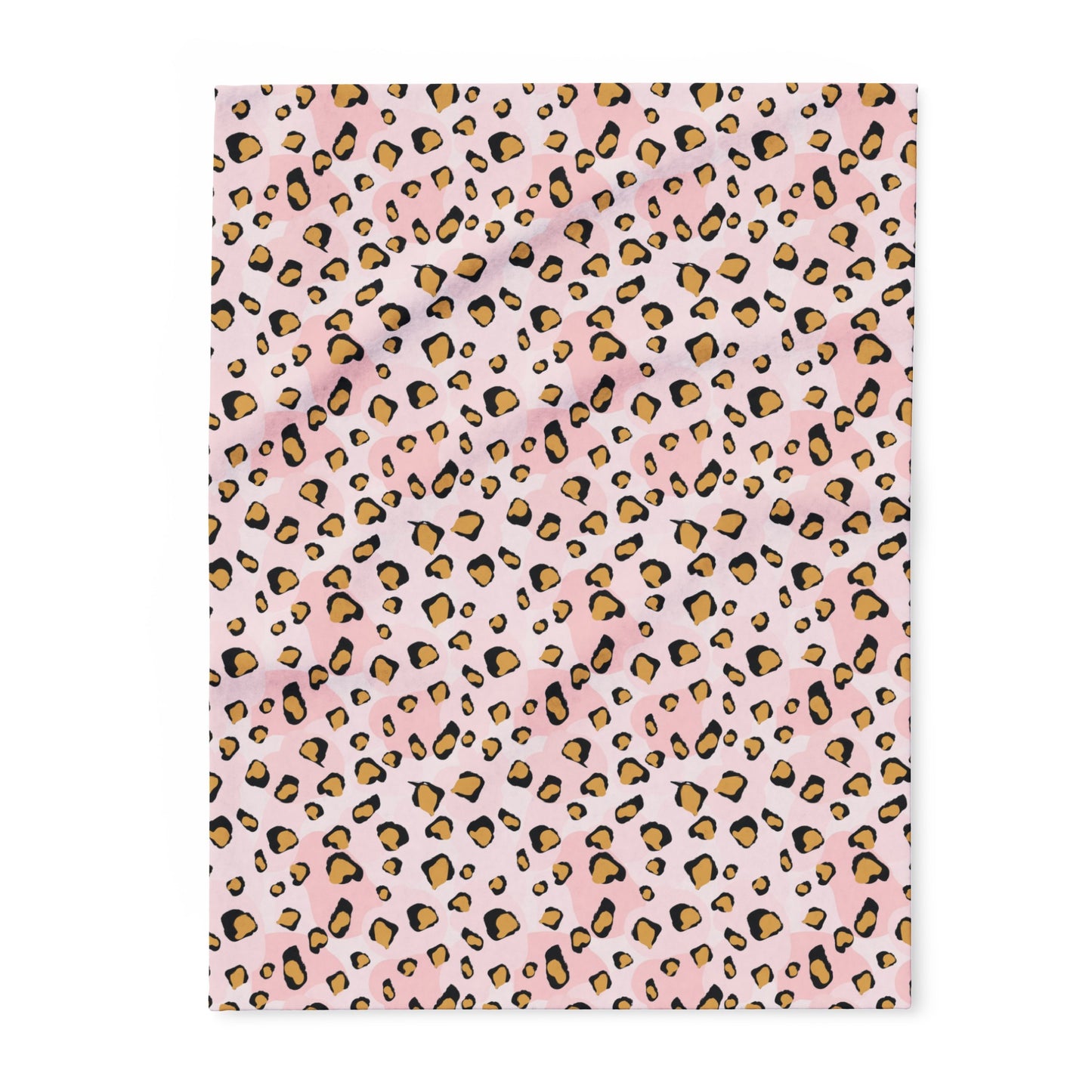 Pink Leopard Arctic Fleece Blanket