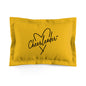 TG Style Gold Cheerleader Pillow Sham, Design on Front and Cream Back, Please Select QTY 2 for a Pair