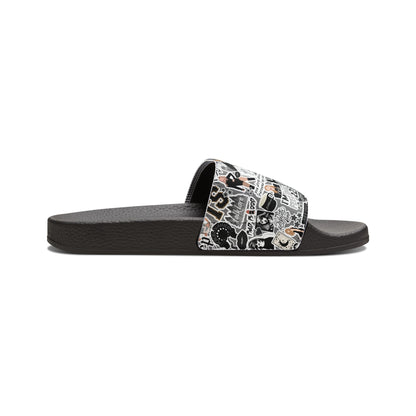 Youth Swiftie Black Strap Sandals