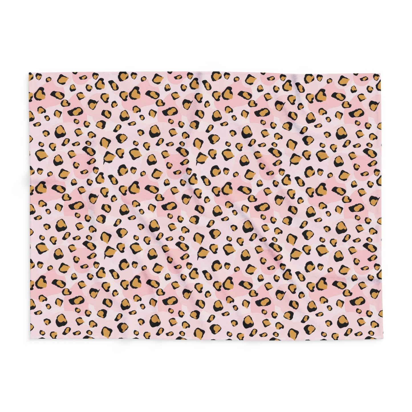 Pink Leopard Arctic Fleece Blanket