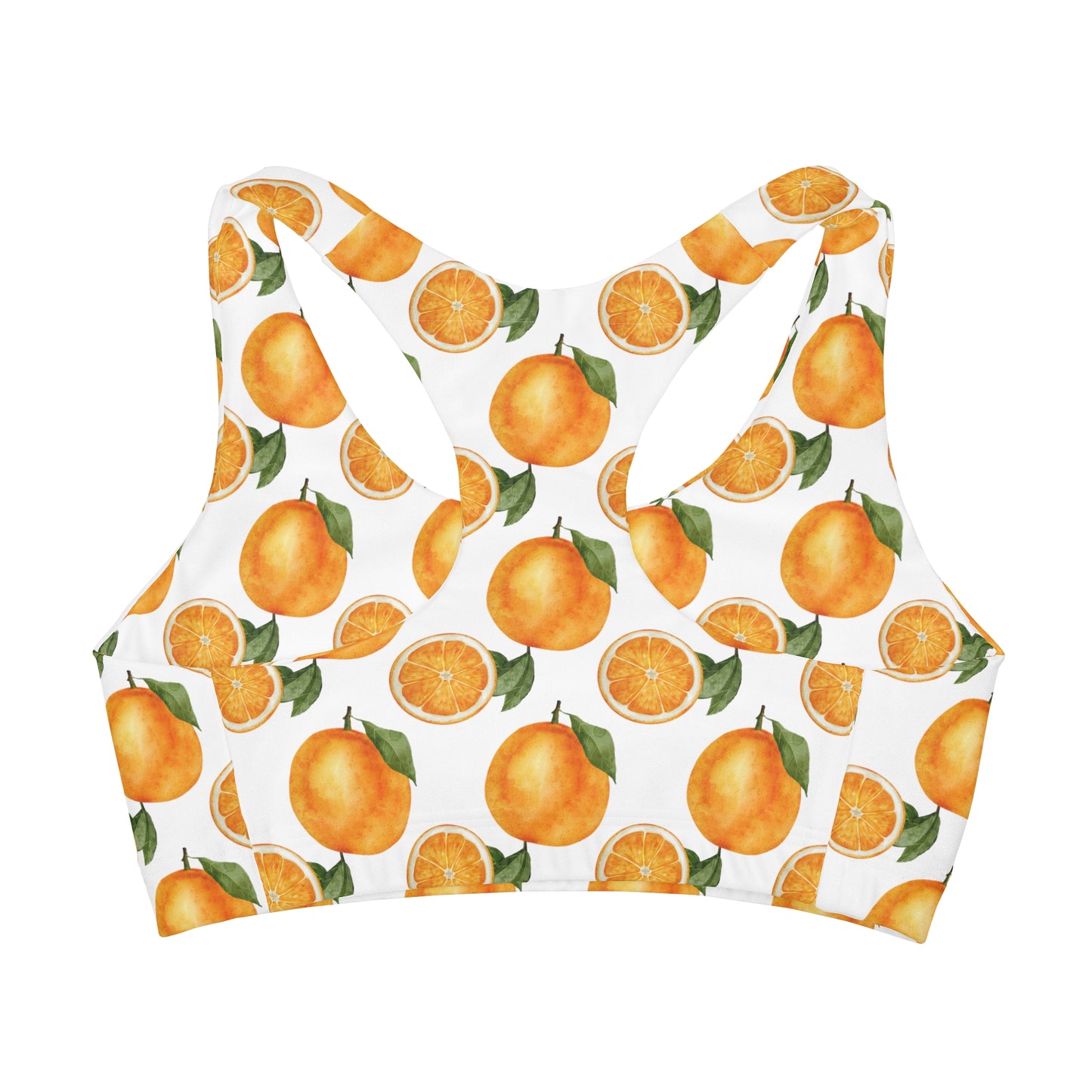 Oranges 1 Seamless Girls Sports Bra