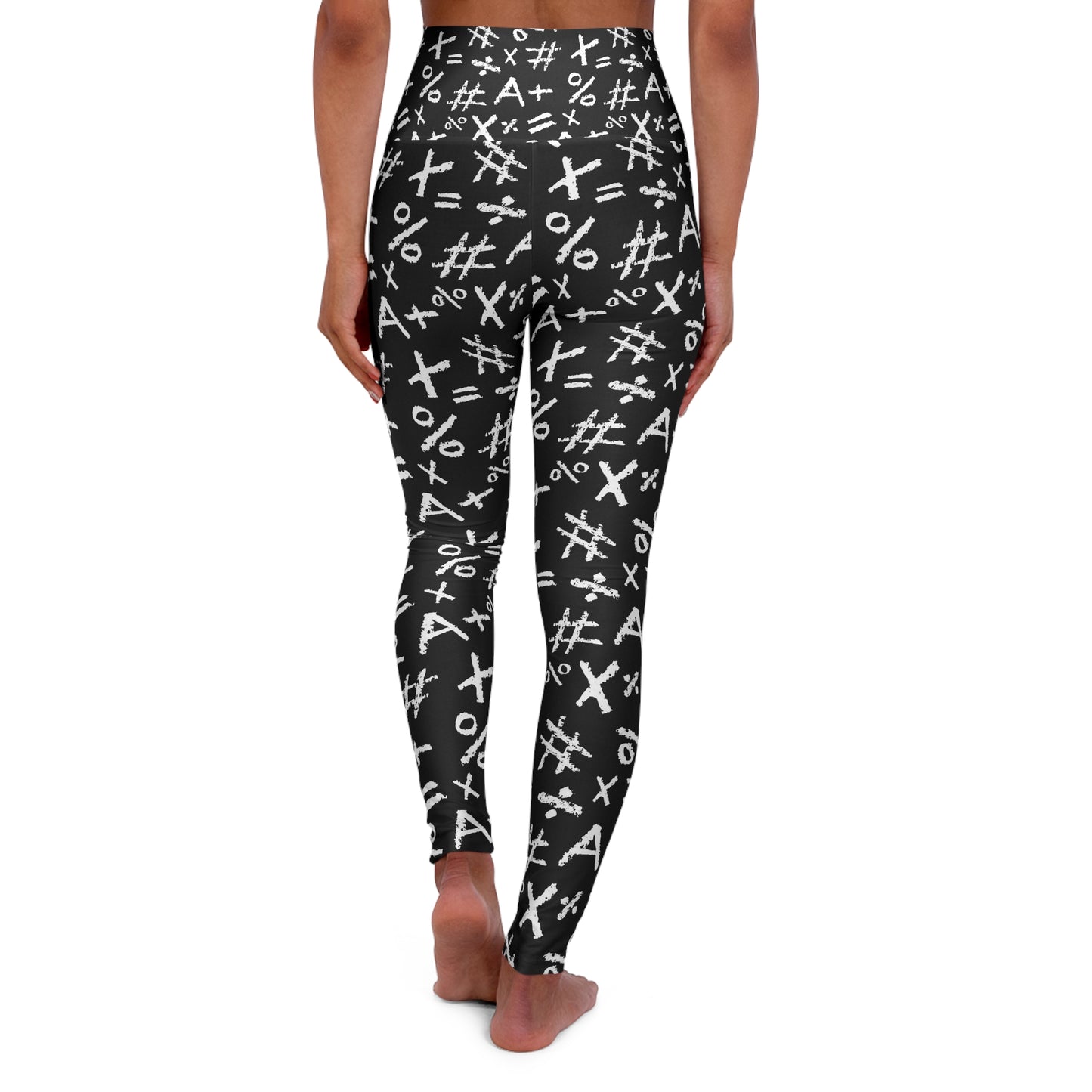 High Waisted Yoga Leggings (AOP)