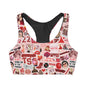 Swiftie Red Girls' Double Lined Seamless Sports Bra