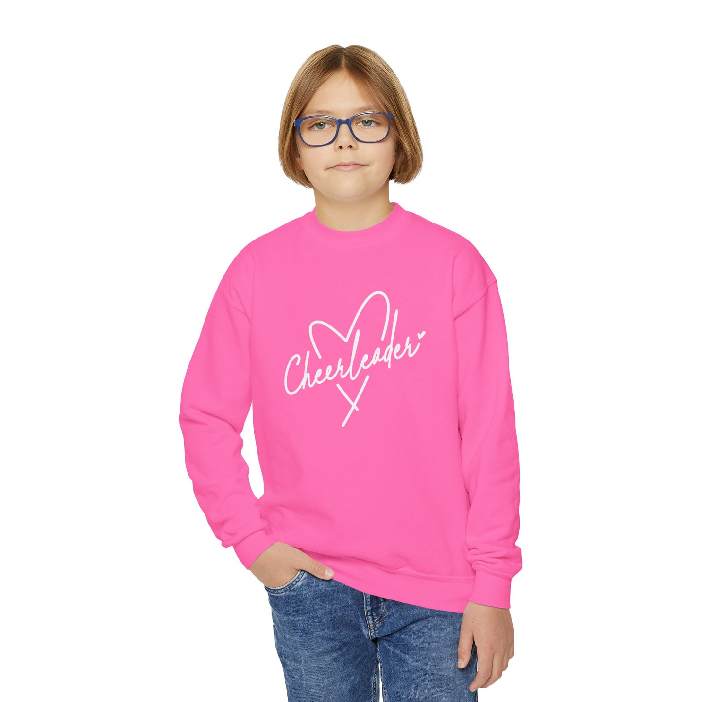 Cheerleader Heart Sweatshirt