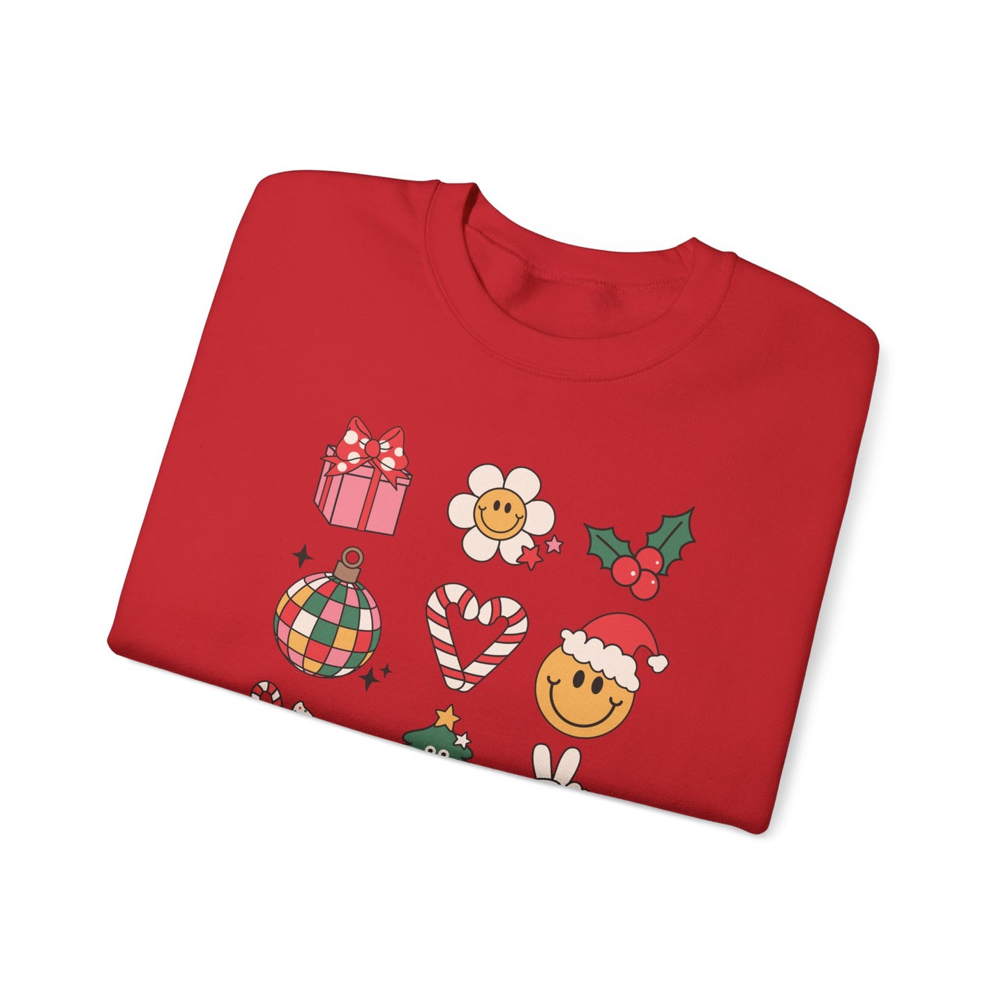 Festive AF Christmas Crewneck Sweatshirt