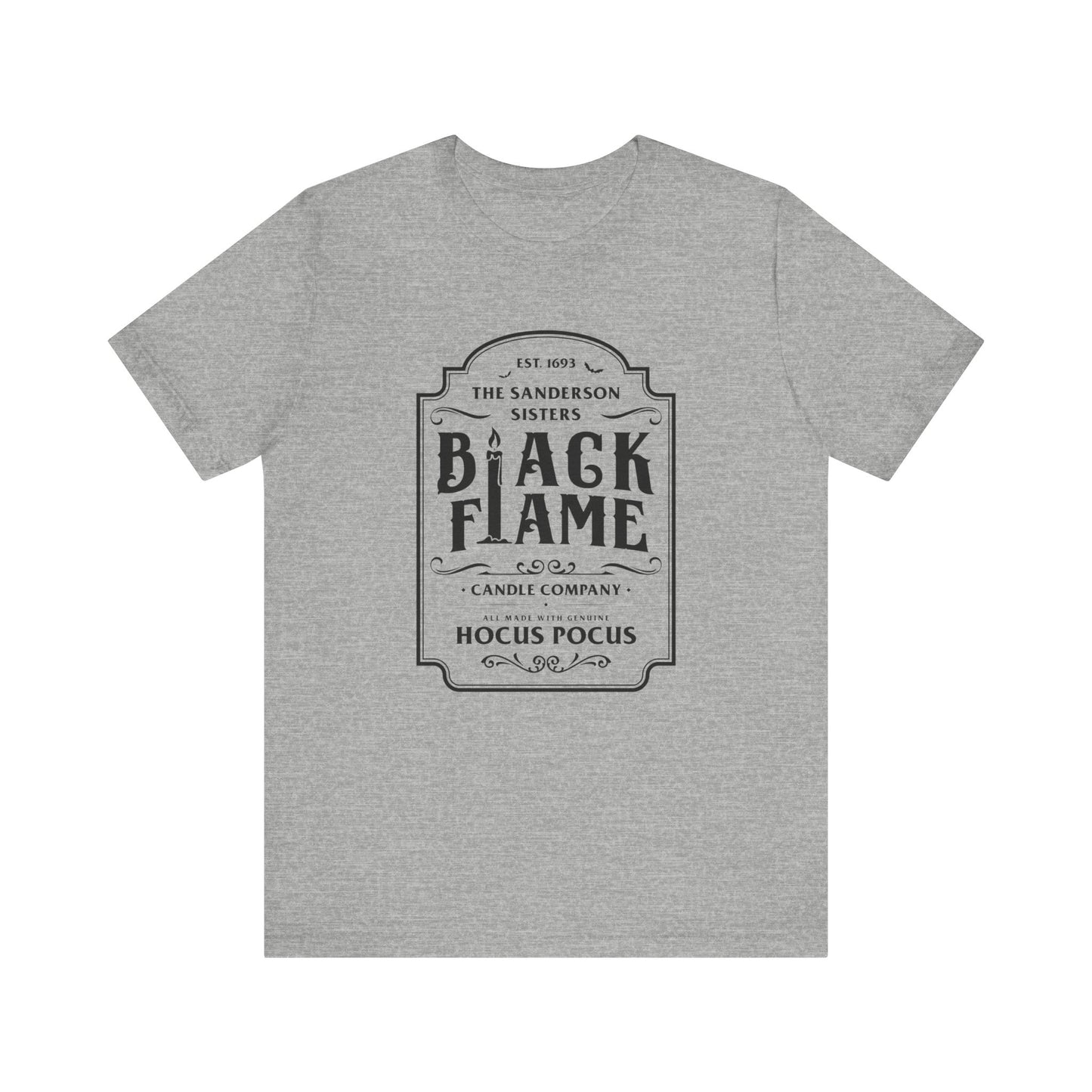 Black Flame Halloween T-Shirt OR Sweatshirt