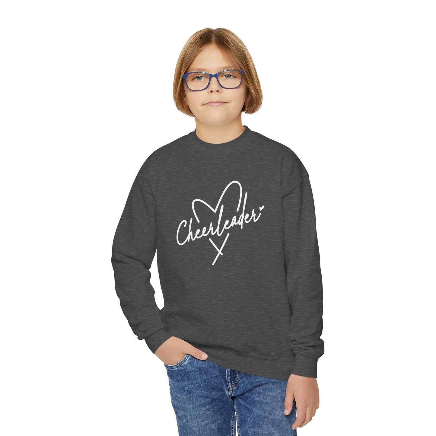 Cheerleader Heart Sweatshirt