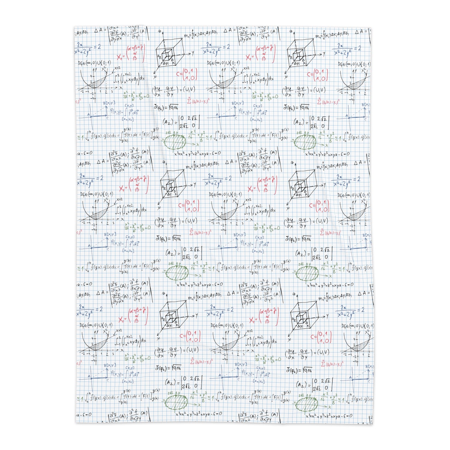 Math Teacher Gift Sherpa Blanket