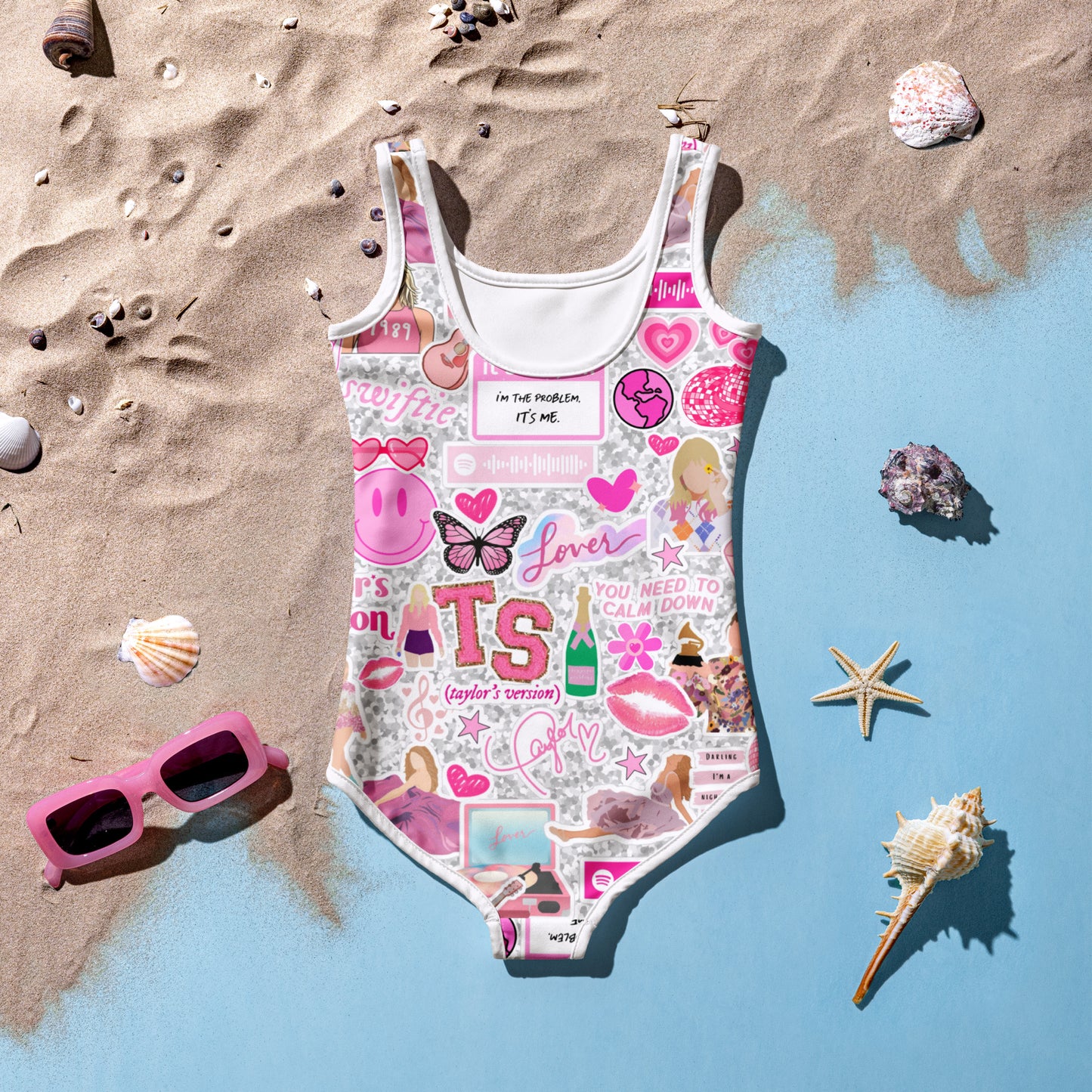 All-Over Print Kids Swimsuit