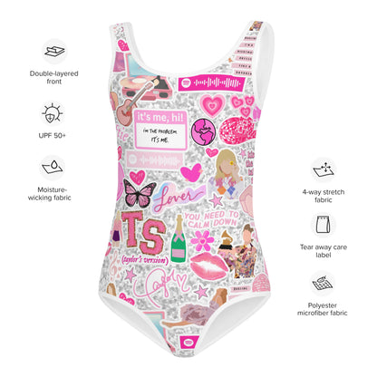 All-Over Print Kids Swimsuit