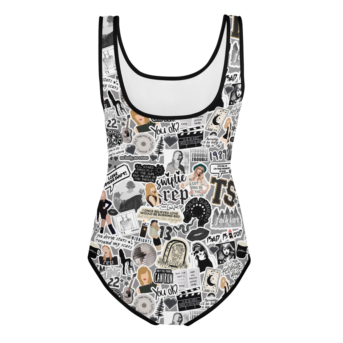 Youth and Teen Black Swiftie Swimsuit